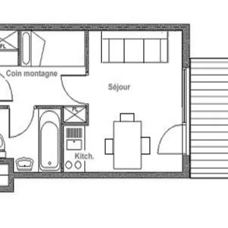 Les Menuires, 1 Pièce, 3 Personnes - Fr-1-344-933 Appartement *